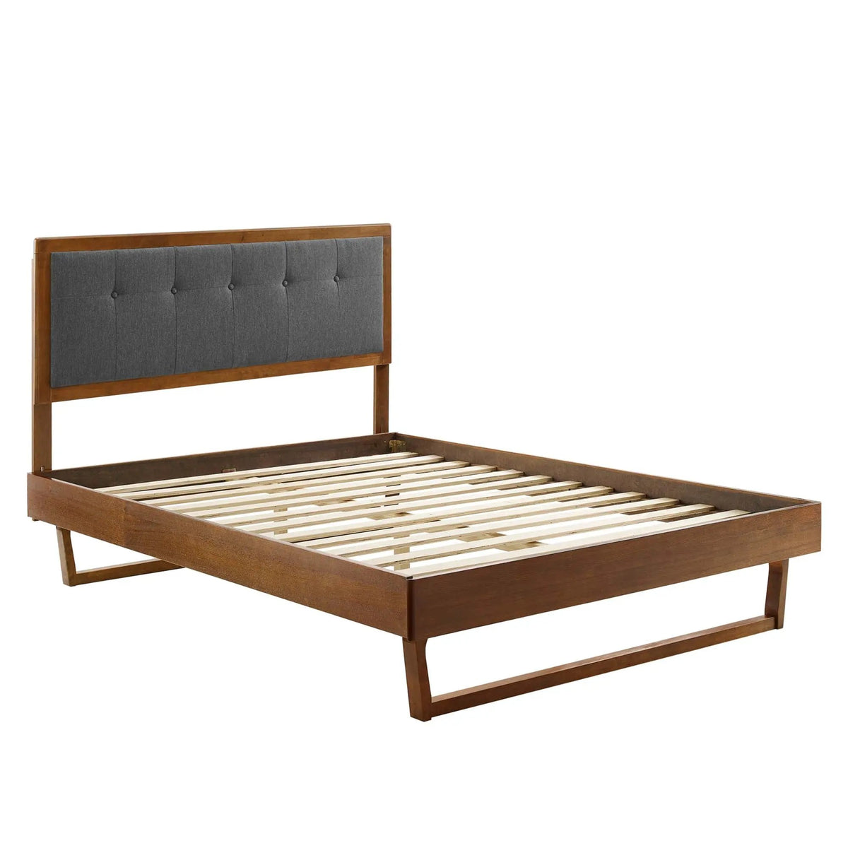 Willow Wood Full Platform Bed With Angular Frame by Modway by HouseOfZazla