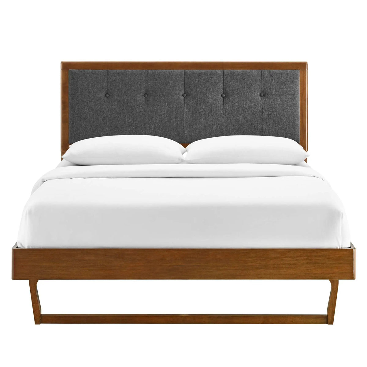 Willow Wood Full Platform Bed With Angular Frame by Modway by HouseOfZazla
