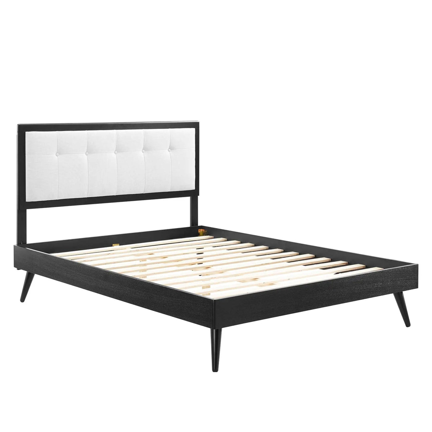 Willow Wood King Platform Bed With Splayed Legs by Modway by HouseOfZazla
