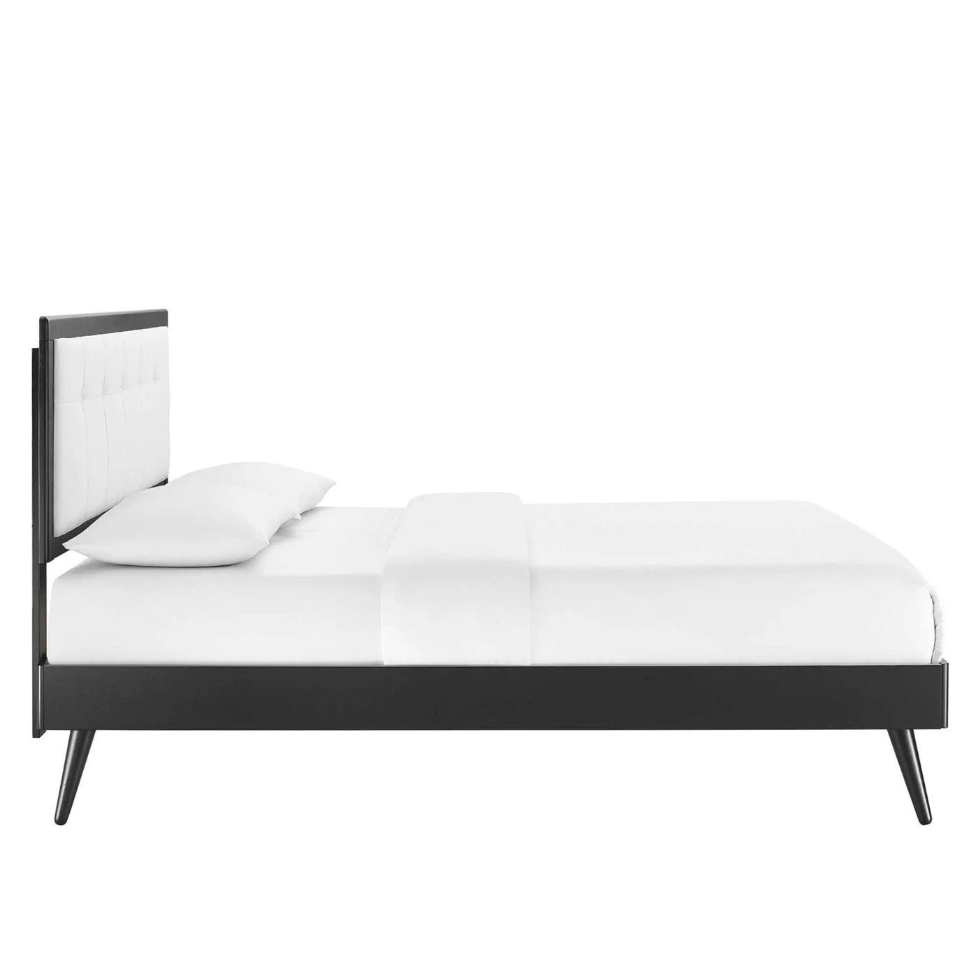 Willow Wood King Platform Bed With Splayed Legs by Modway by HouseOfZazla