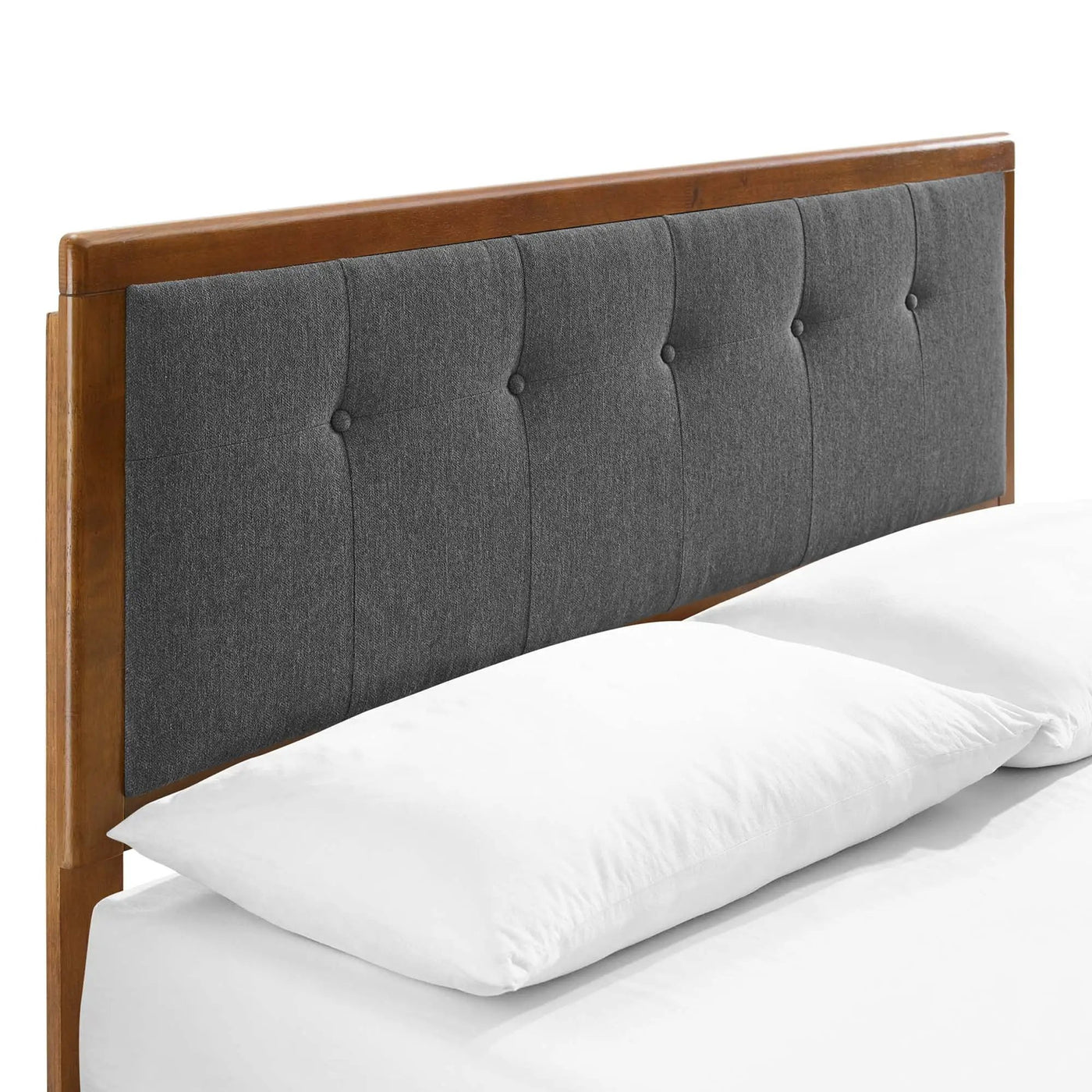 Willow Wood King Platform Bed With Splayed Legs by Modway by HouseOfZazla