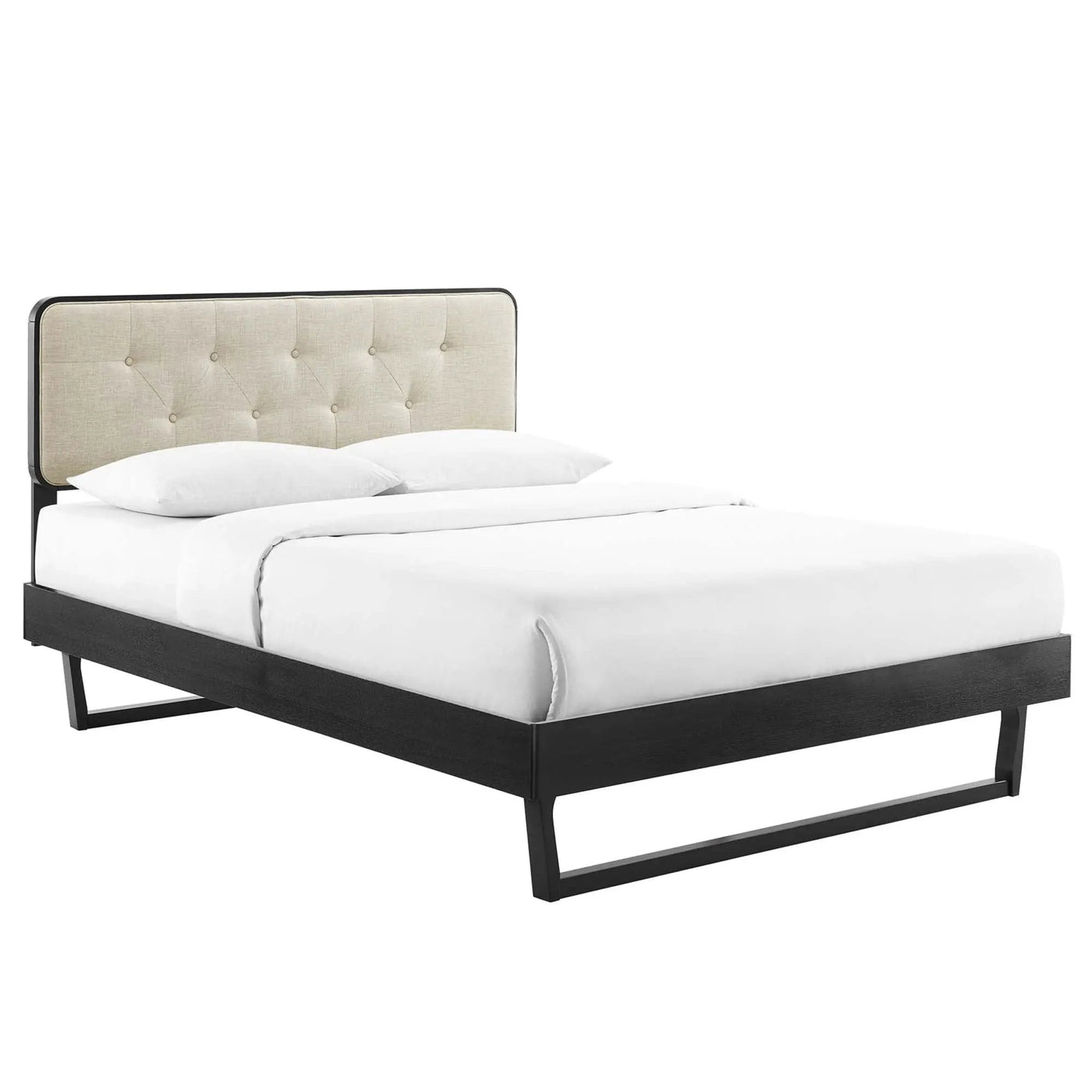 Bridgette Wood Full Platform Bed with Angular Frame by Modway by HouseOfZazla