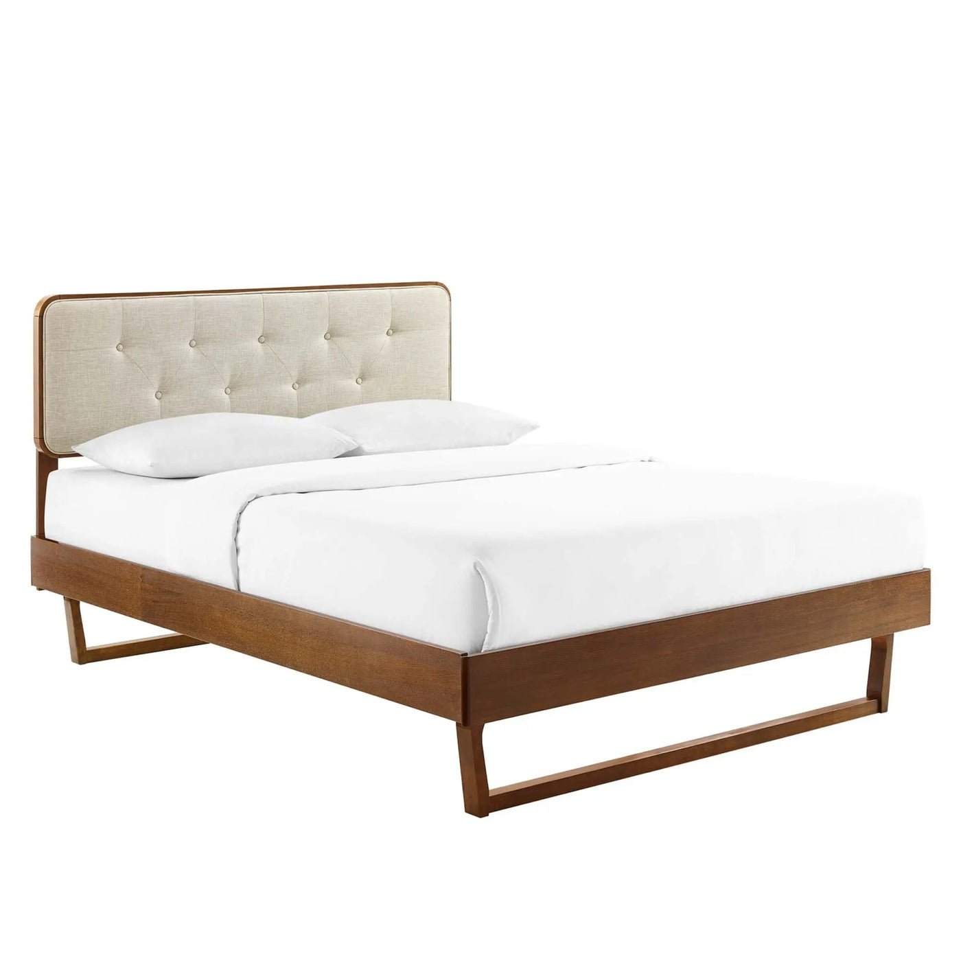 Bridgette Wood Full Platform Bed with Angular Frame by Modway by HouseOfZazla