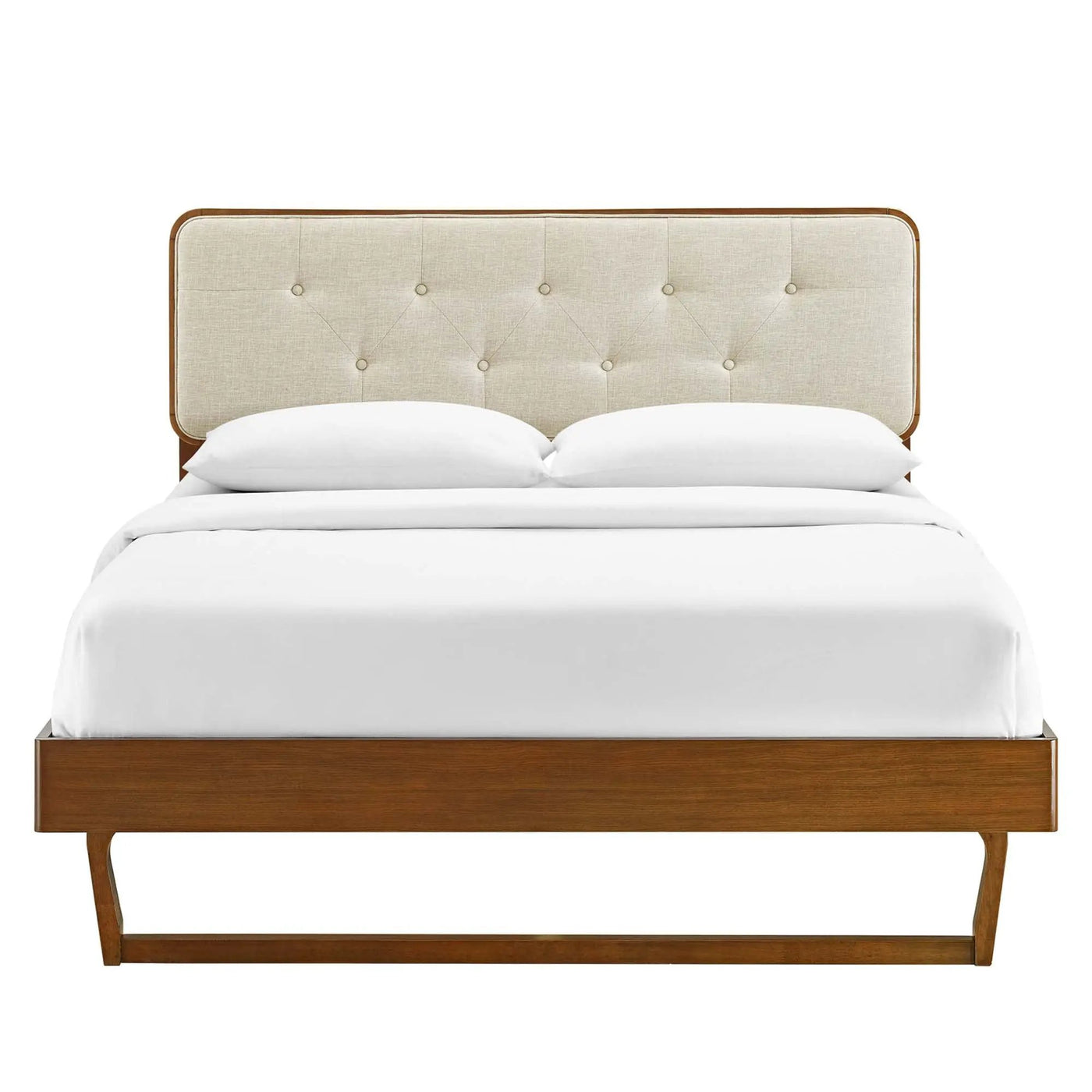 Bridgette Wood Full Platform Bed with Angular Frame by Modway by HouseOfZazla