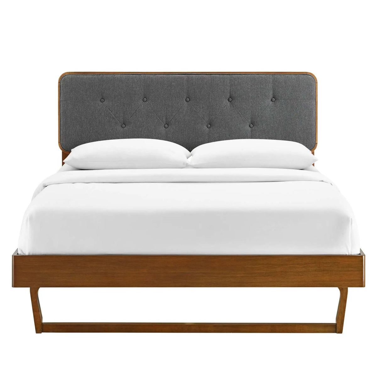 Bridgette Wood Full Platform Bed with Angular Frame by Modway by HouseOfZazla