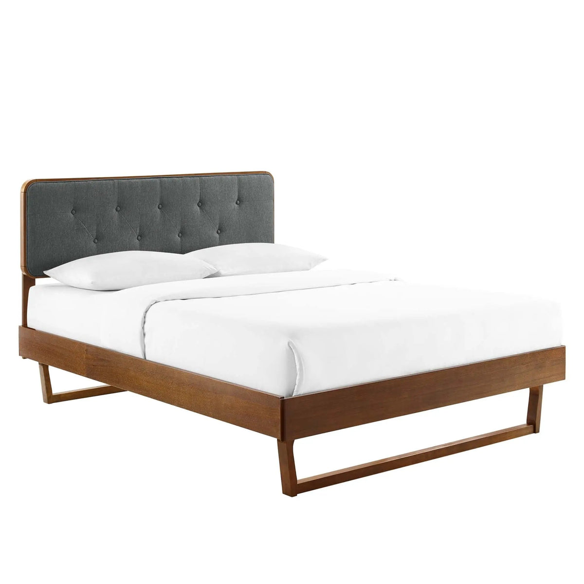Bridgette Wood Twin Platform Bed With Angular Frame by Modway by HouseOfZazla