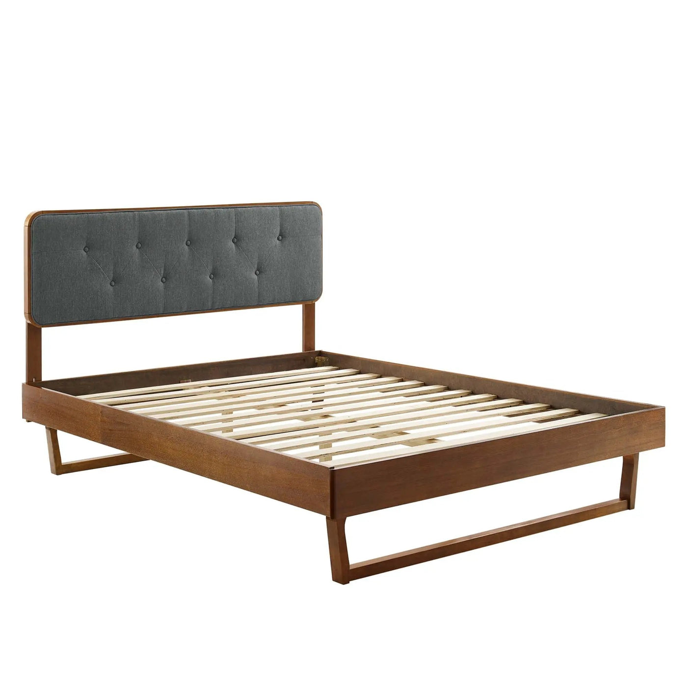 Bridgette Wood Twin Platform Bed With Angular Frame by Modway by HouseOfZazla