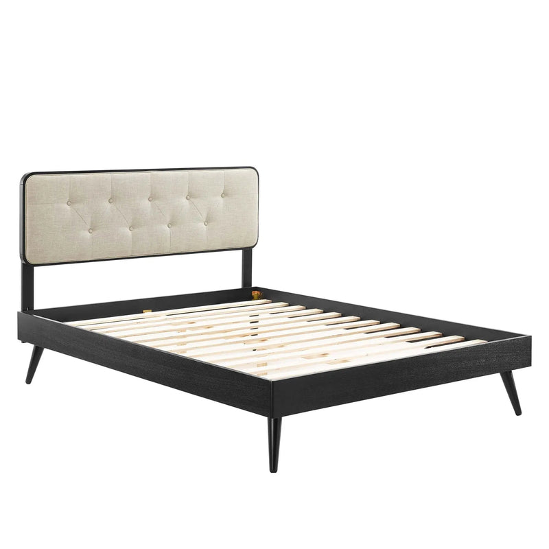 Bridgette Wood Full Platform Bed With Splayed Legs by Modway by HouseOfZazla