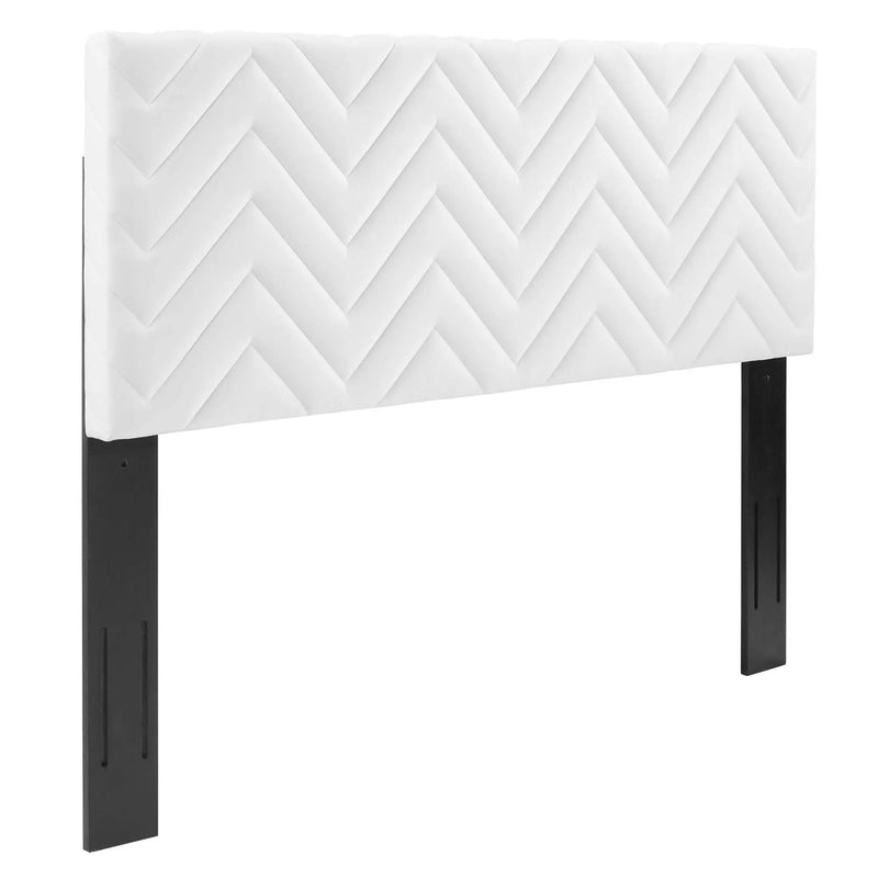 Mercy Chevron Tufted Performance Velvet Full/Queen Headboard by Modway by HouseOfZazla