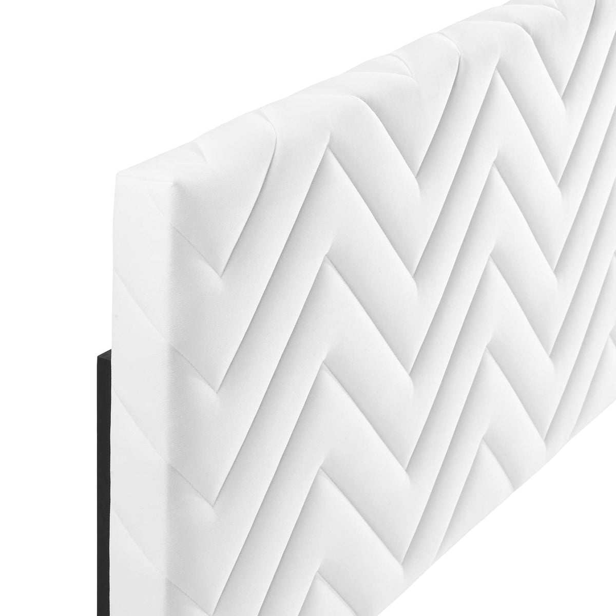 Mercy Chevron Tufted Performance Velvet Headboard by Modway, photo 12 of 14