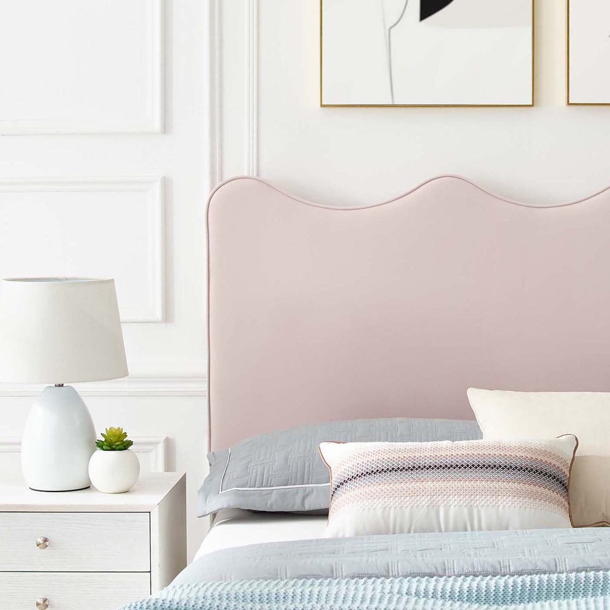 Current Performance Velvet Twin Platform Bed by Modway - MOD-6727, photo 10 of 12