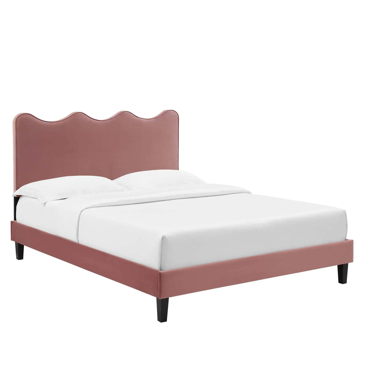 Current Performance Velvet Twin Platform Bed by Modway by HouseOfZazla