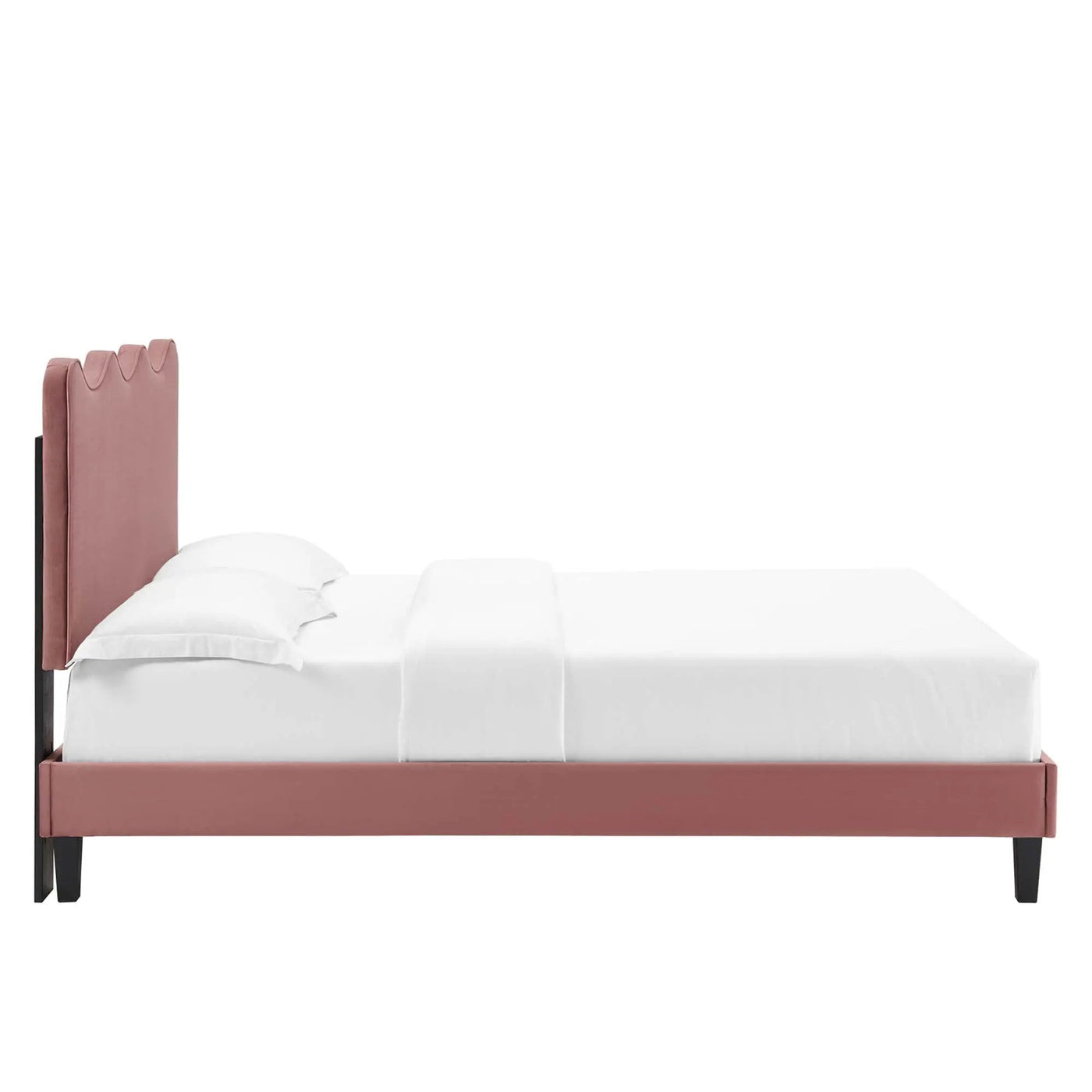 Current Performance Velvet Twin Platform Bed by Modway by HouseOfZazla