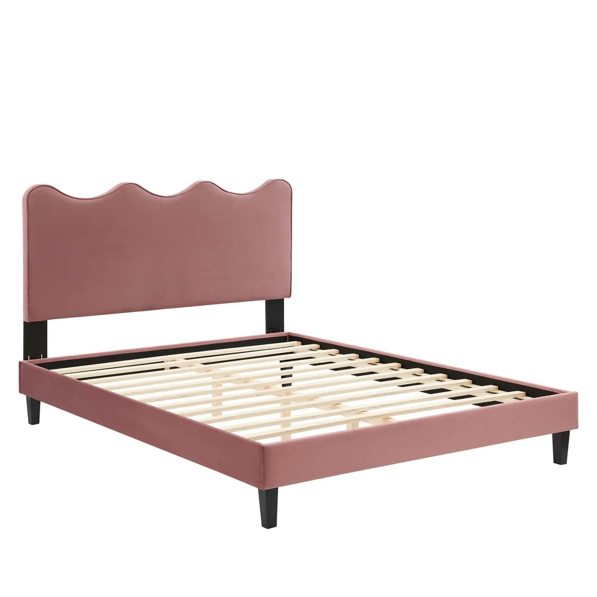 Current Performance Velvet Twin Platform Bed by Modway by HouseOfZazla