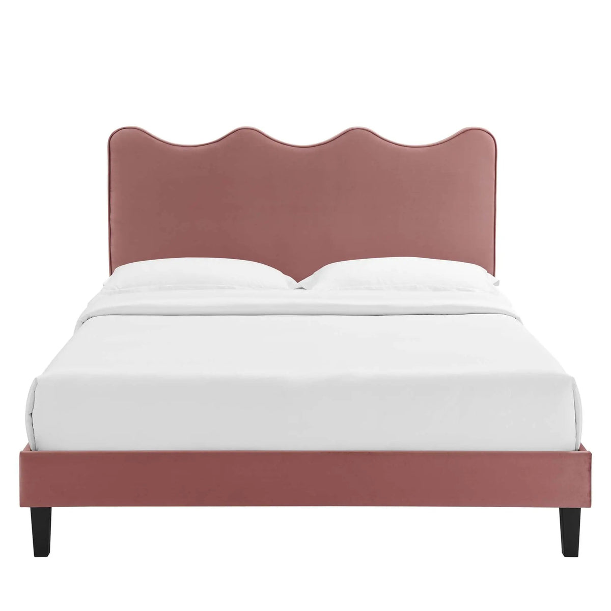 Current Performance Velvet Twin Platform Bed by Modway by HouseOfZazla