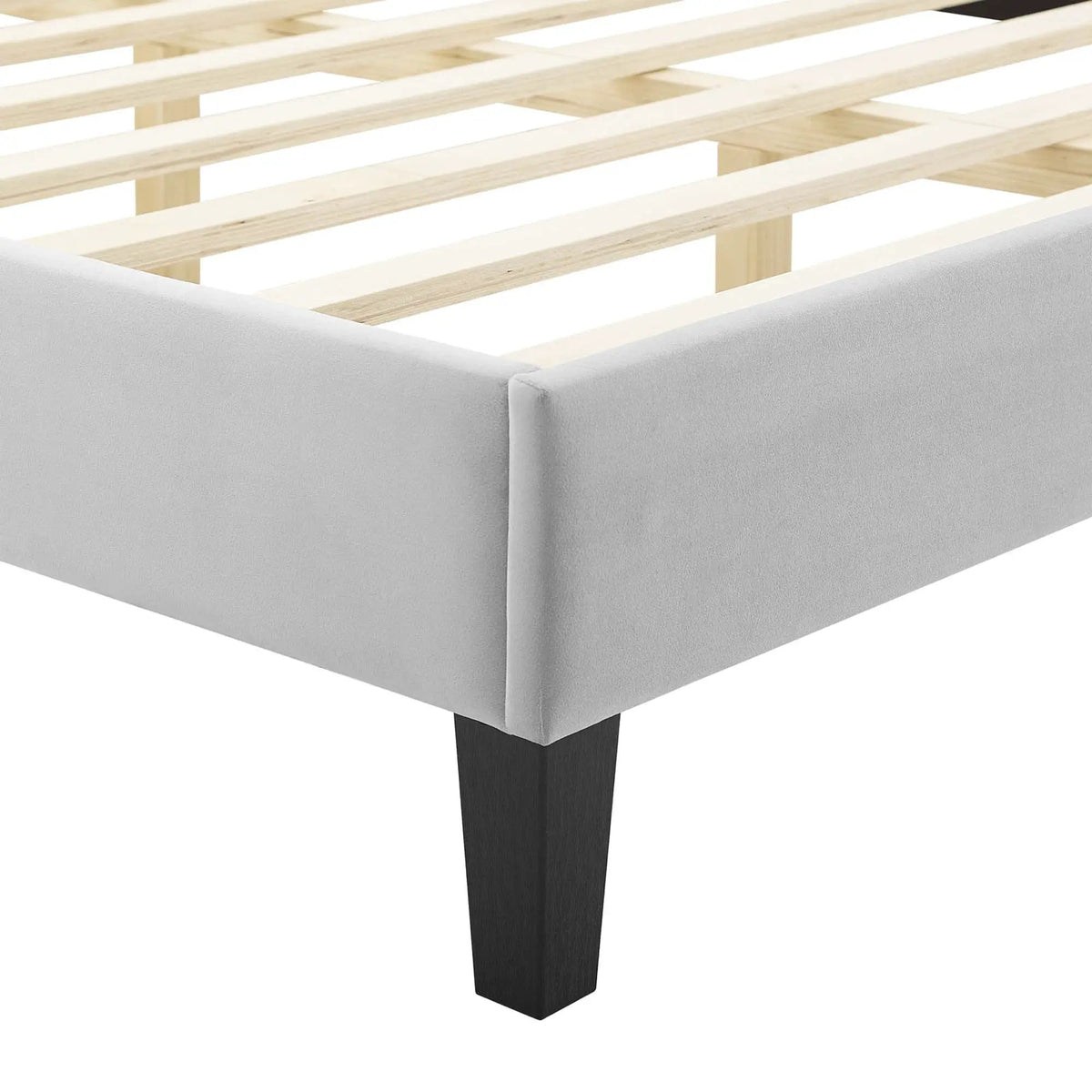 Current Performance Velvet Twin Platform Bed by Modway by HouseOfZazla