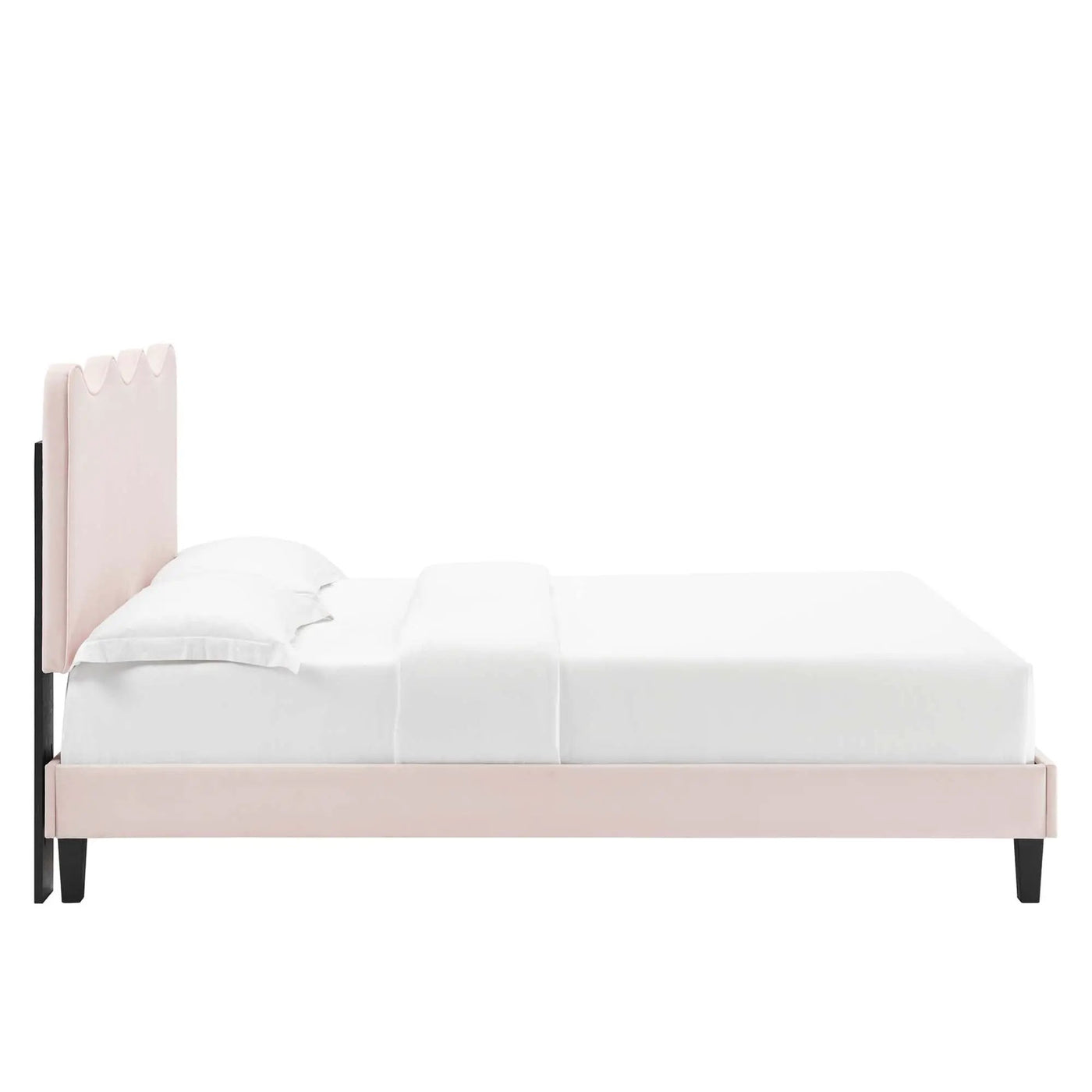 Current Performance Velvet Twin Platform Bed by Modway by HouseOfZazla