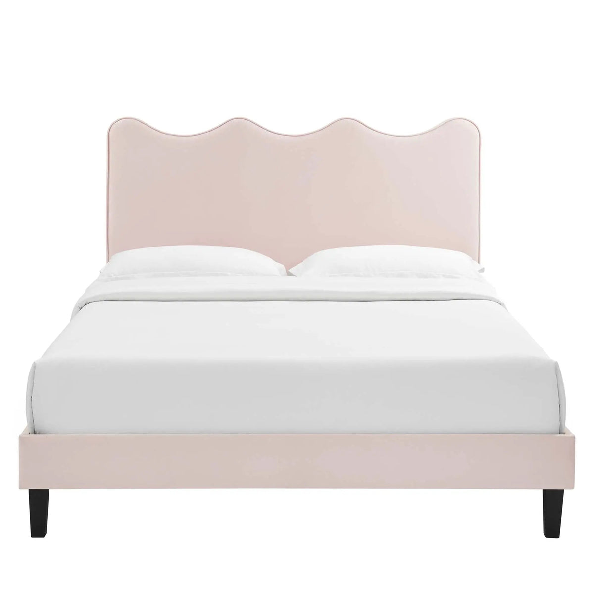 Current Performance Velvet Twin Platform Bed by Modway by HouseOfZazla