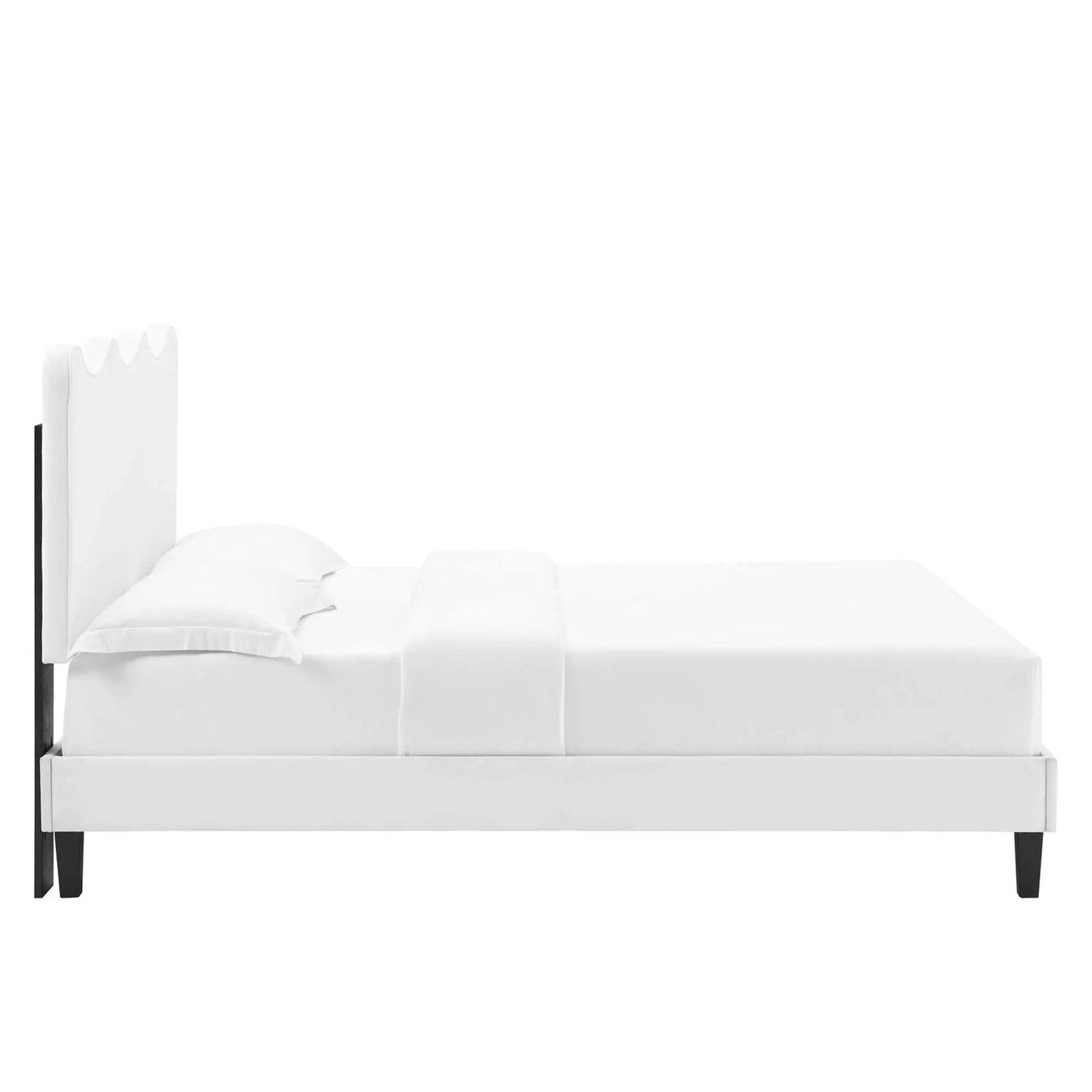 Current Performance Velvet Twin Platform Bed by Modway by HouseOfZazla