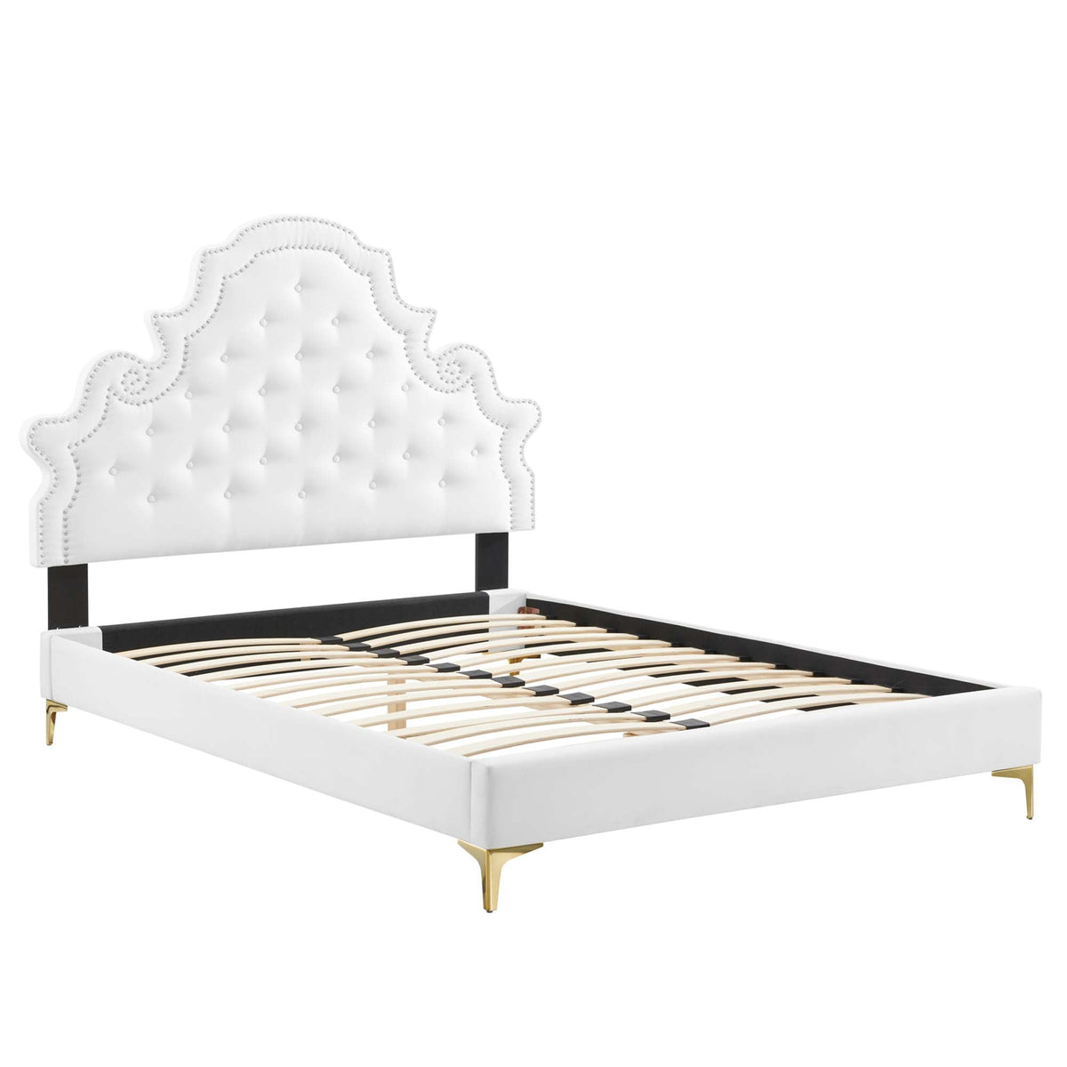 Gwyneth Tufted Performance Velvet Queen Platform Bed by Modway - MOD-6751, photo 22 of 34