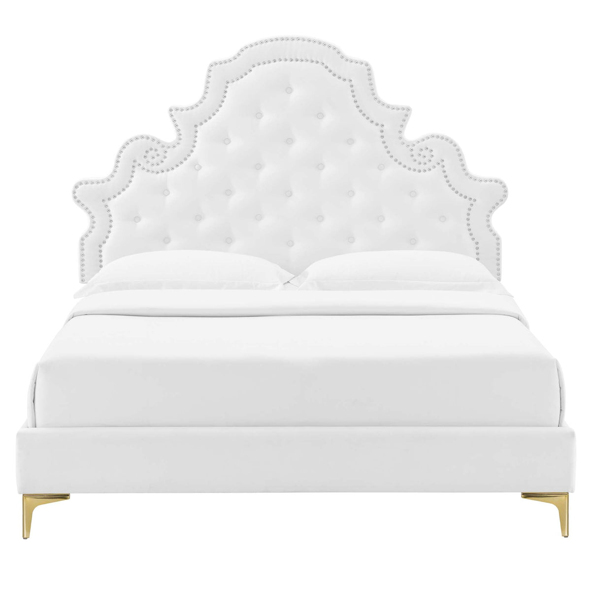 Gwyneth Tufted Performance Velvet Queen Platform Bed by Modway - MOD-6751, photo 27 of 34
