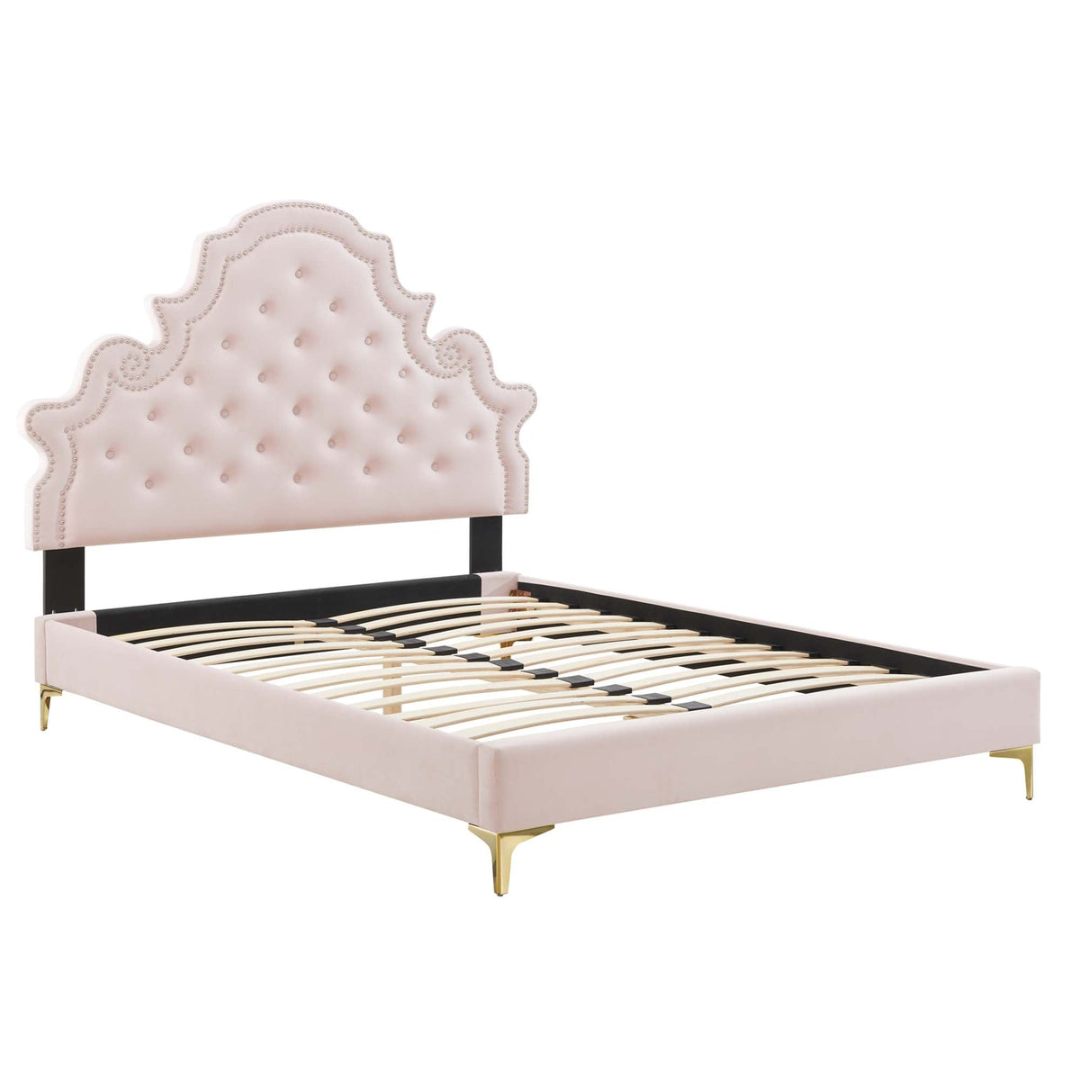 Gwyneth Tufted Performance Velvet Full Platform Bed by Modway - MOD-6757, photo 4 of 22
