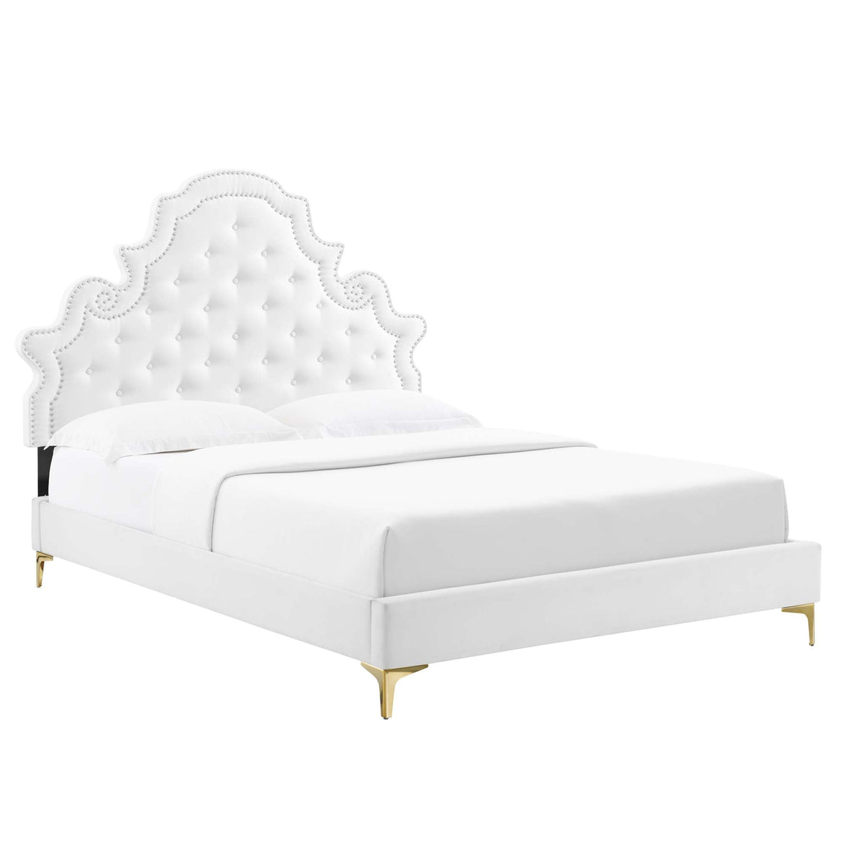 Gwyneth Tufted Performance Velvet Full Platform Bed by Modway - MOD-6757, photo 12 of 22