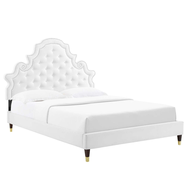 Gwyneth Tufted Performance Velvet Full Platform Bed by Modway - MOD-6758