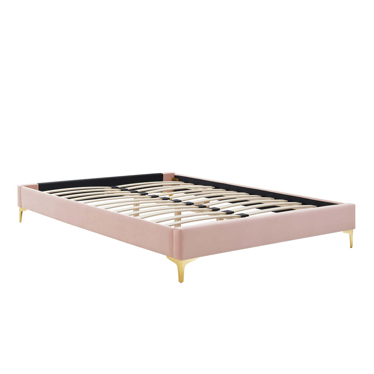 Amber Performance Velvet Queen Platform Bed by Modway - MOD-6775, photo 7 of 16
