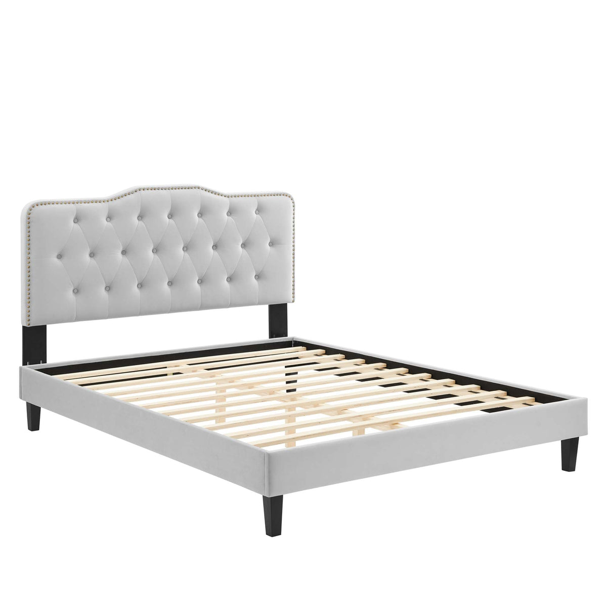 Amber Tufted Performance Velvet Platform Bed by Modway, photo 20 of 31