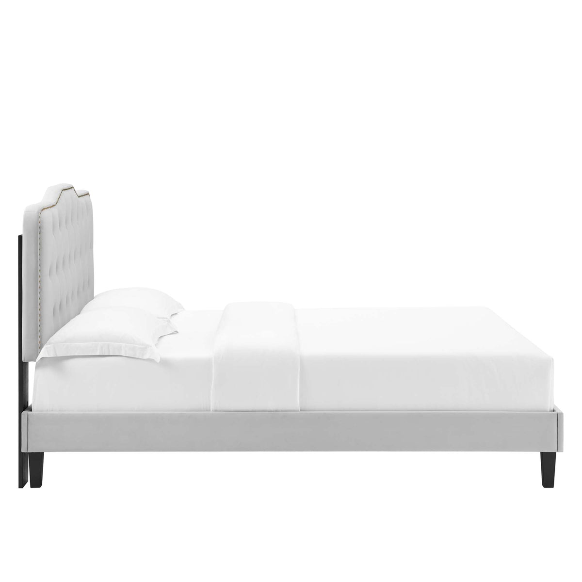 Amber Tufted Performance Velvet Platform Bed by Modway, photo 21 of 31