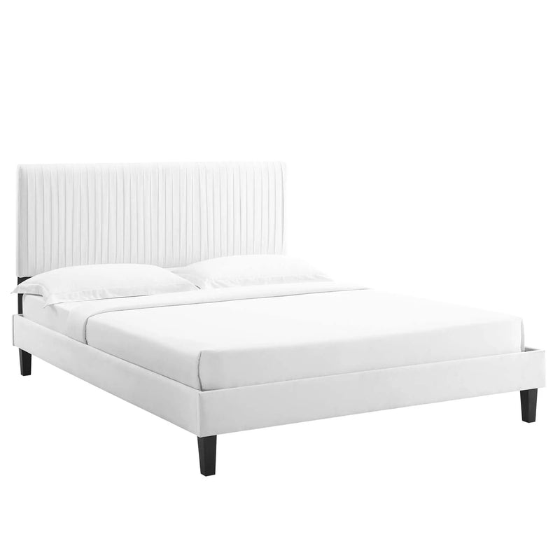 Peyton Performance Velvet Full Platform Bed by Modway by HouseOfZazla