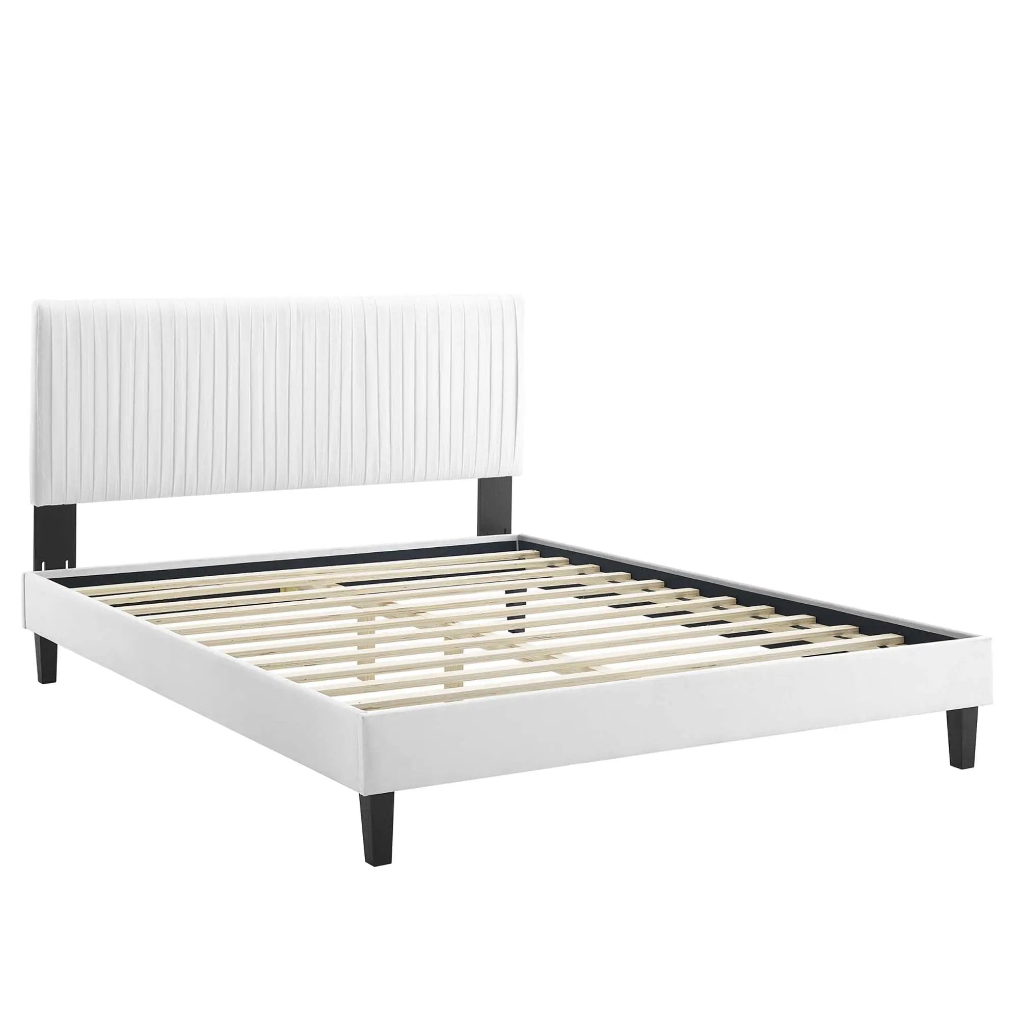 Peyton Performance Velvet Full Platform Bed by Modway by HouseOfZazla