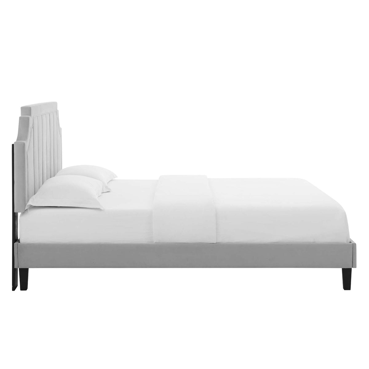 Sienna Performance Velvet Twin Platform Bed by Modway - MOD-6908, photo 6 of 24