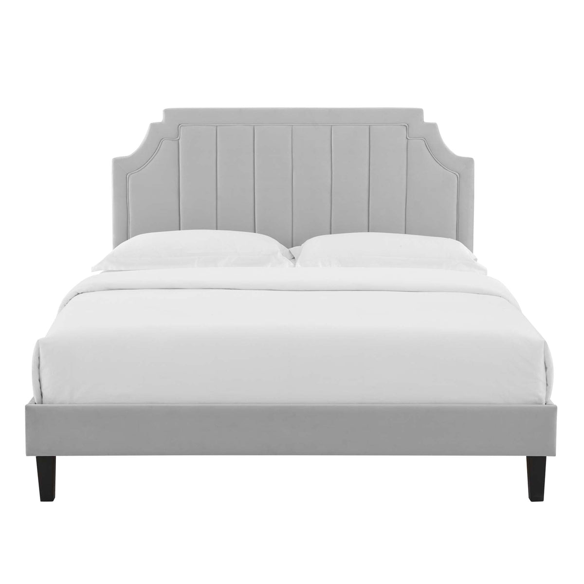 Sienna Performance Velvet Twin Platform Bed by Modway - MOD-6908, photo 7 of 24