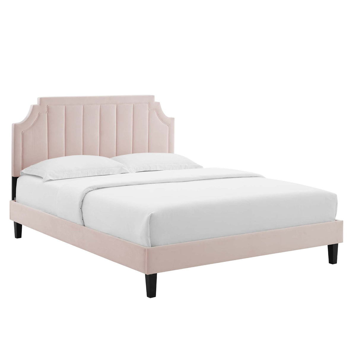 Sienna Performance Velvet Twin Platform Bed by Modway - MOD-6908, photo 13 of 24