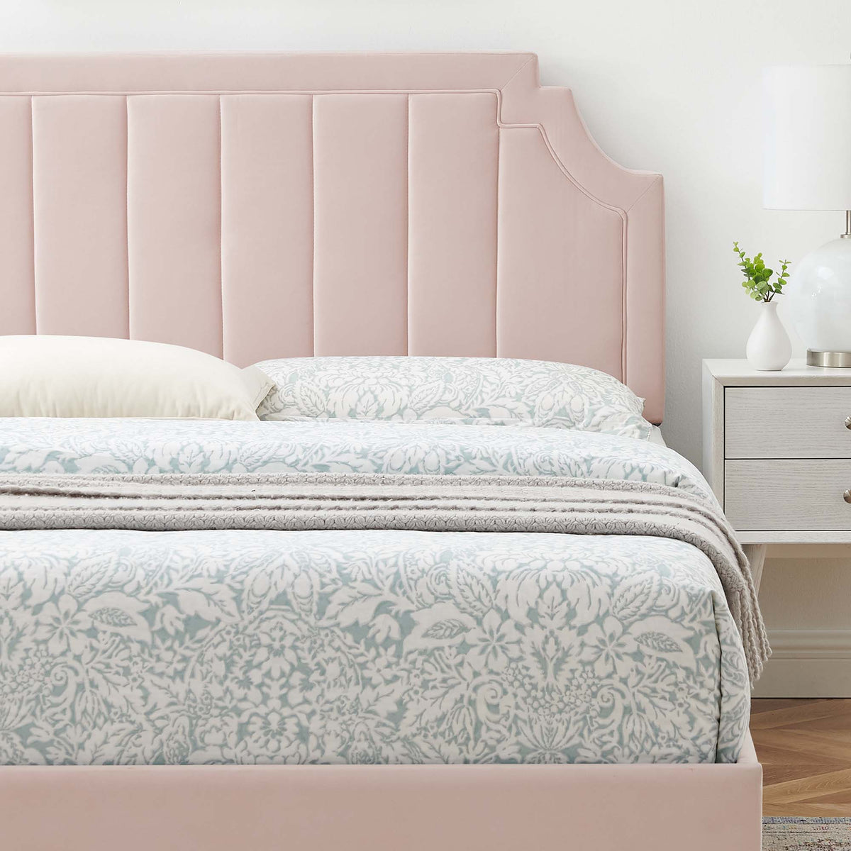 Sienna Performance Velvet Twin Platform Bed by Modway - MOD-6908, photo 21 of 24