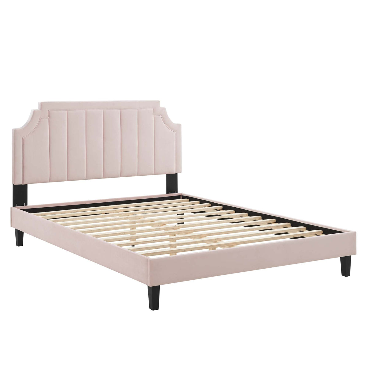 Sienna Performance Velvet Twin Platform Bed by Modway - MOD-6908, photo 16 of 24