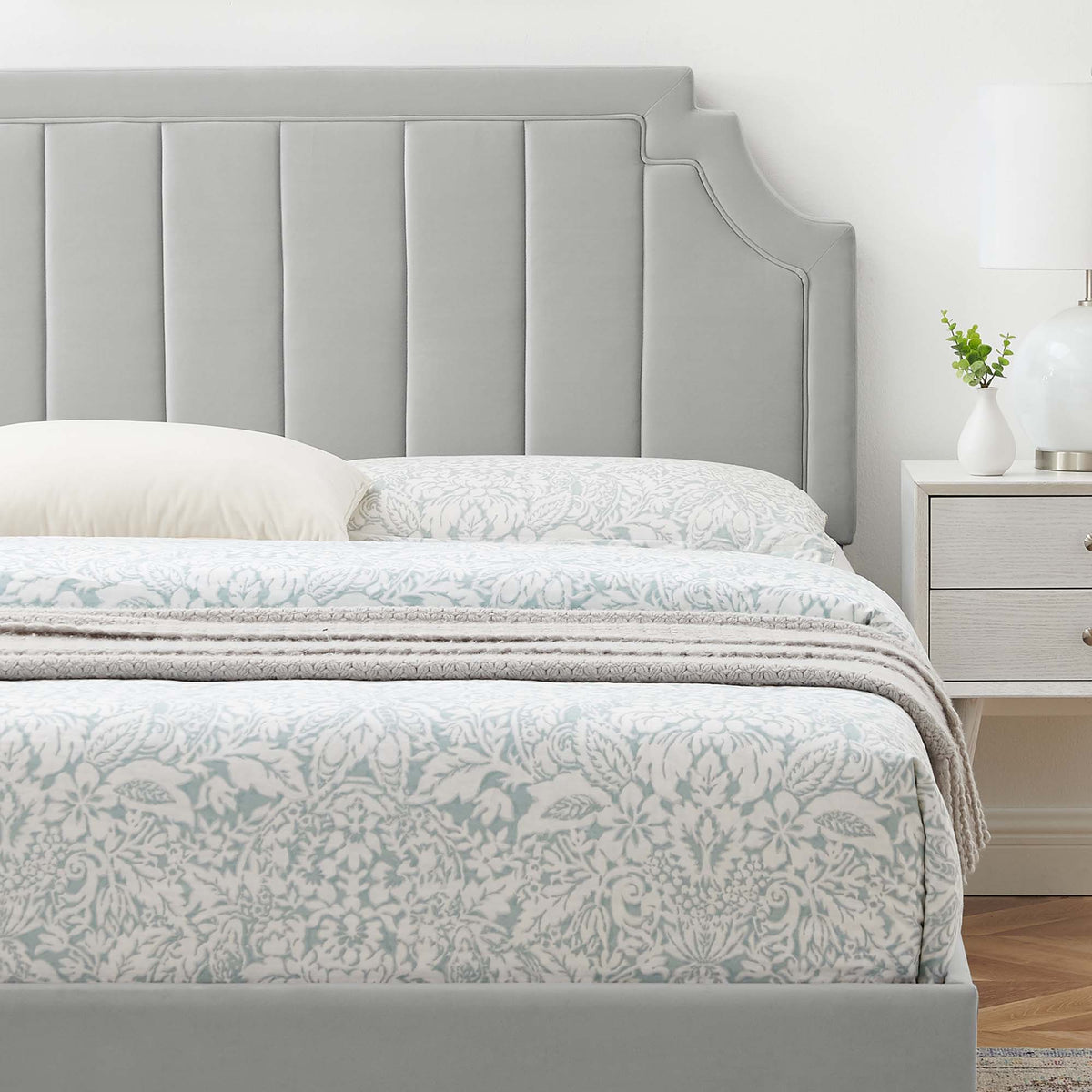 Sienna Performance Velvet Full Platform Bed by Modway - MOD-6914, photo 9 of 36