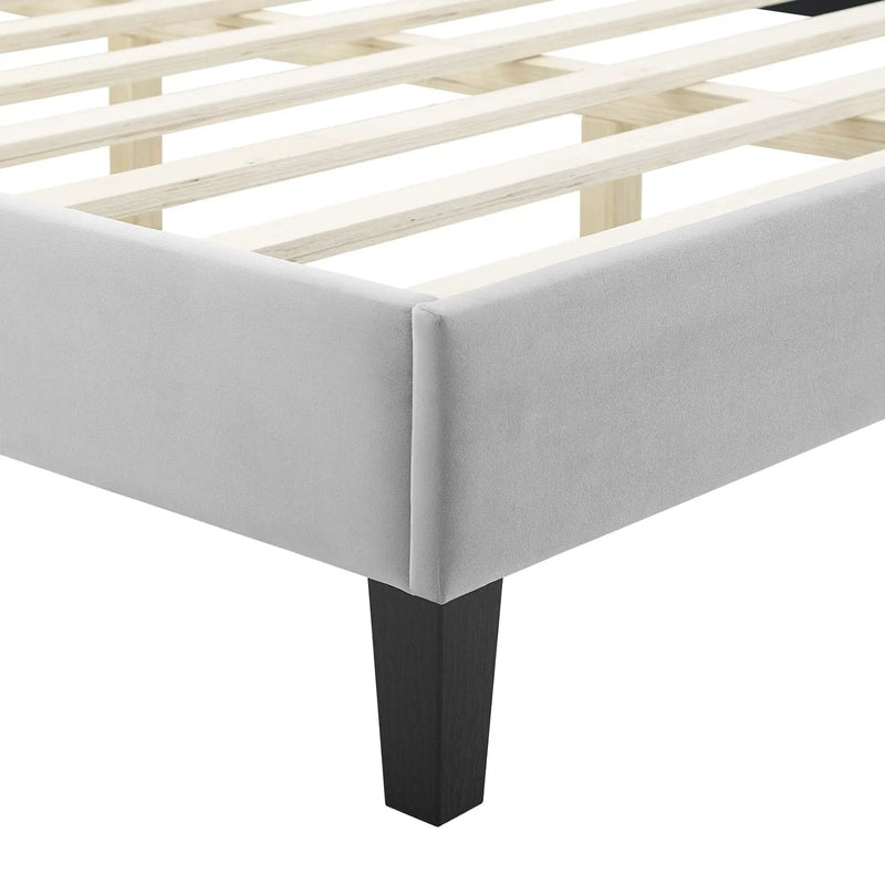 Sienna Performance Velvet Full Platform Bed by Modway by HouseOfZazla