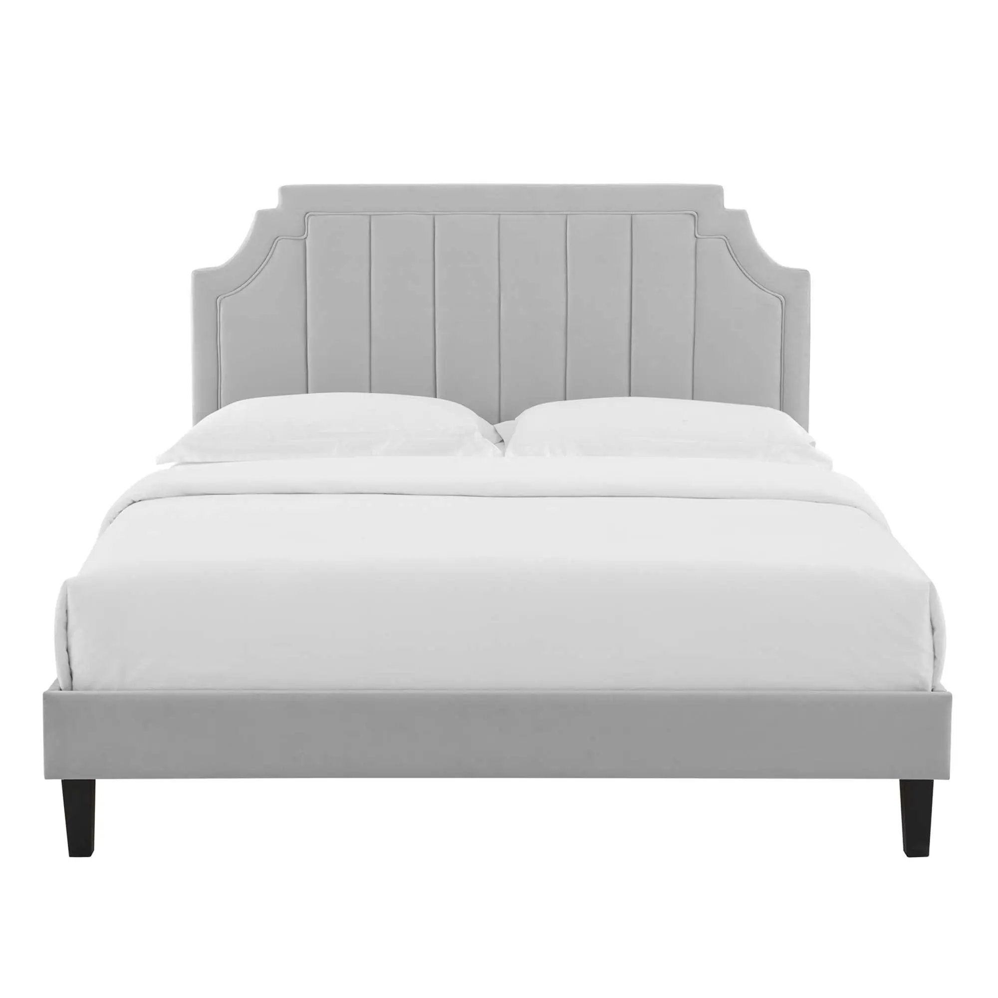 Sienna Performance Velvet Full Platform Bed by Modway by HouseOfZazla