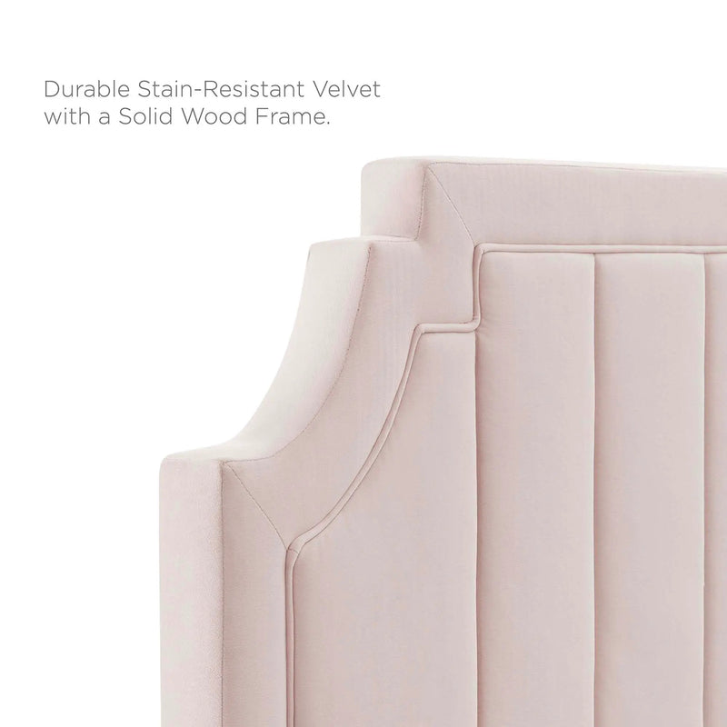 Sienna Performance Velvet Full Platform Bed by Modway by HouseOfZazla