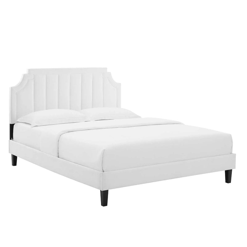 Sienna Performance Velvet Full Platform Bed by Modway by HouseOfZazla
