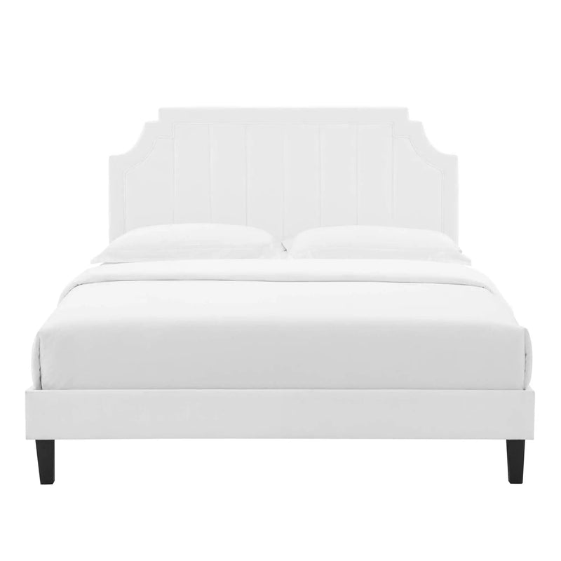 Sienna Performance Velvet Full Platform Bed by Modway by HouseOfZazla