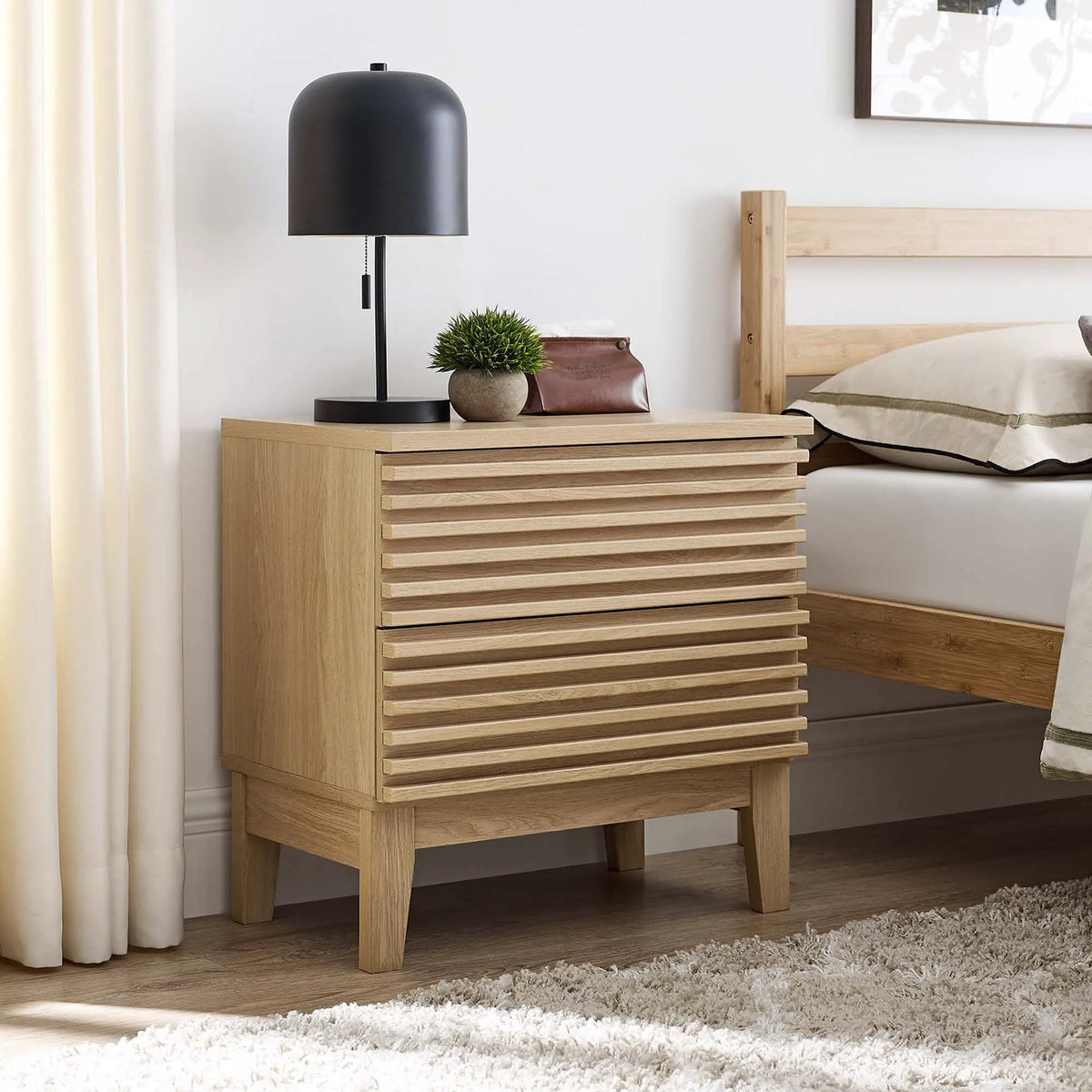 Render Two-Drawer Nightstand by Modway by HouseOfZazla