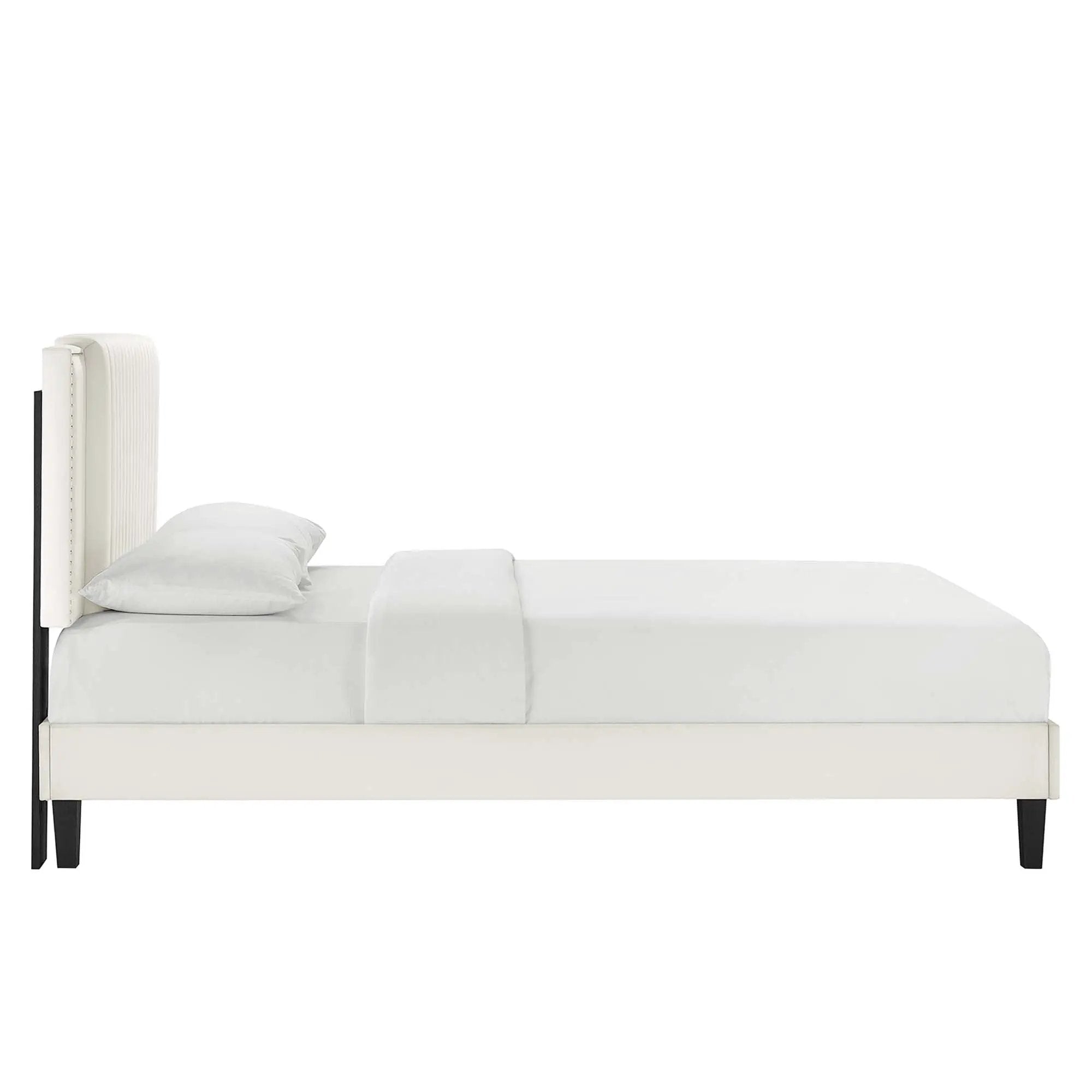 Zahra Channel Tufted Performance Velvet Twin Platform Bed by Modway by HouseOfZazla