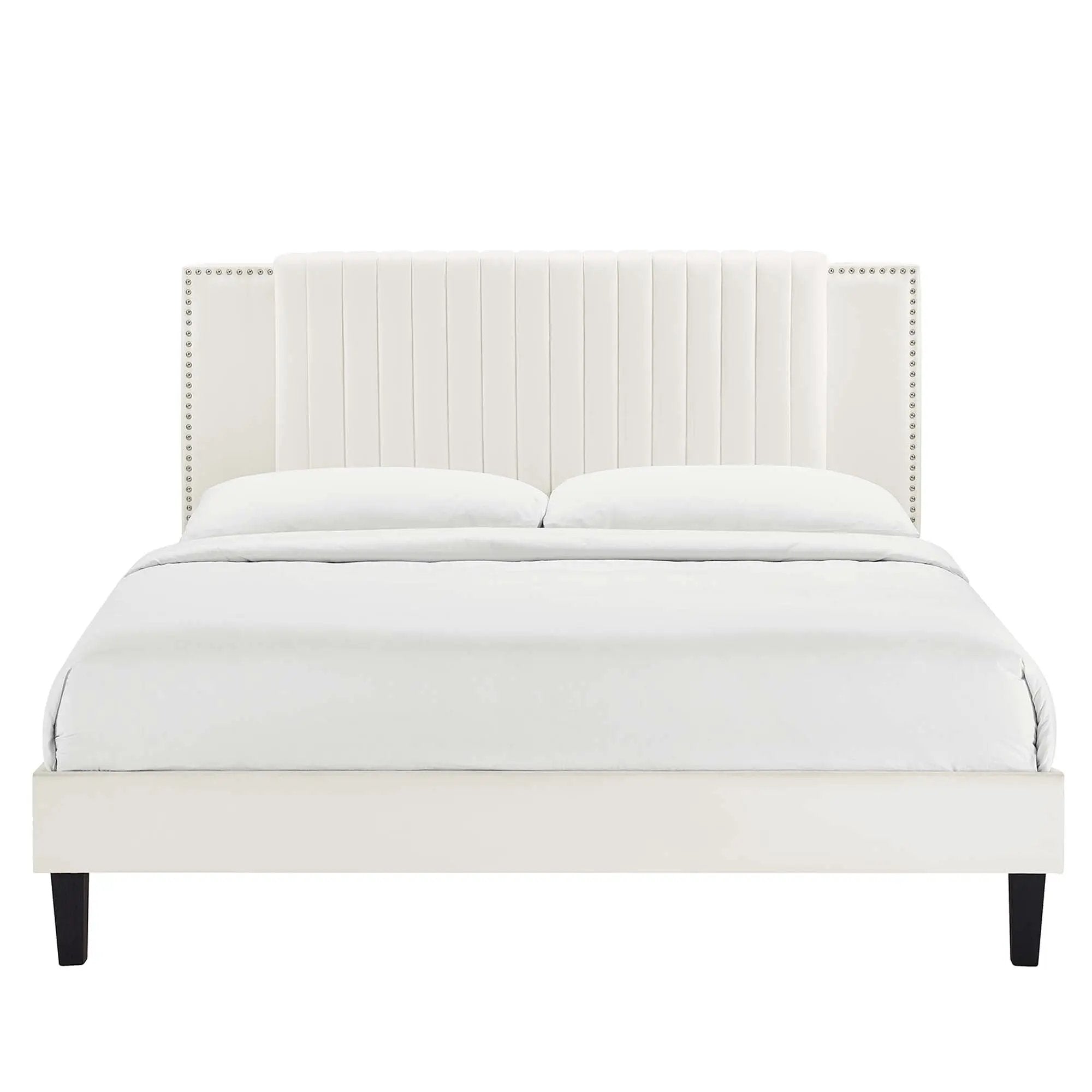 Zahra Channel Tufted Performance Velvet Twin Platform Bed by Modway by HouseOfZazla