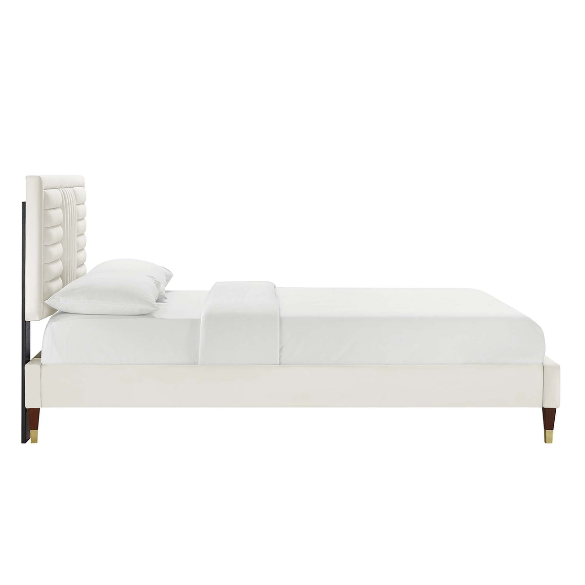 Sofia Channel Tufted Performance Velvet Full Platform Bed by Modway - MOD-6999, photo 3 of 8