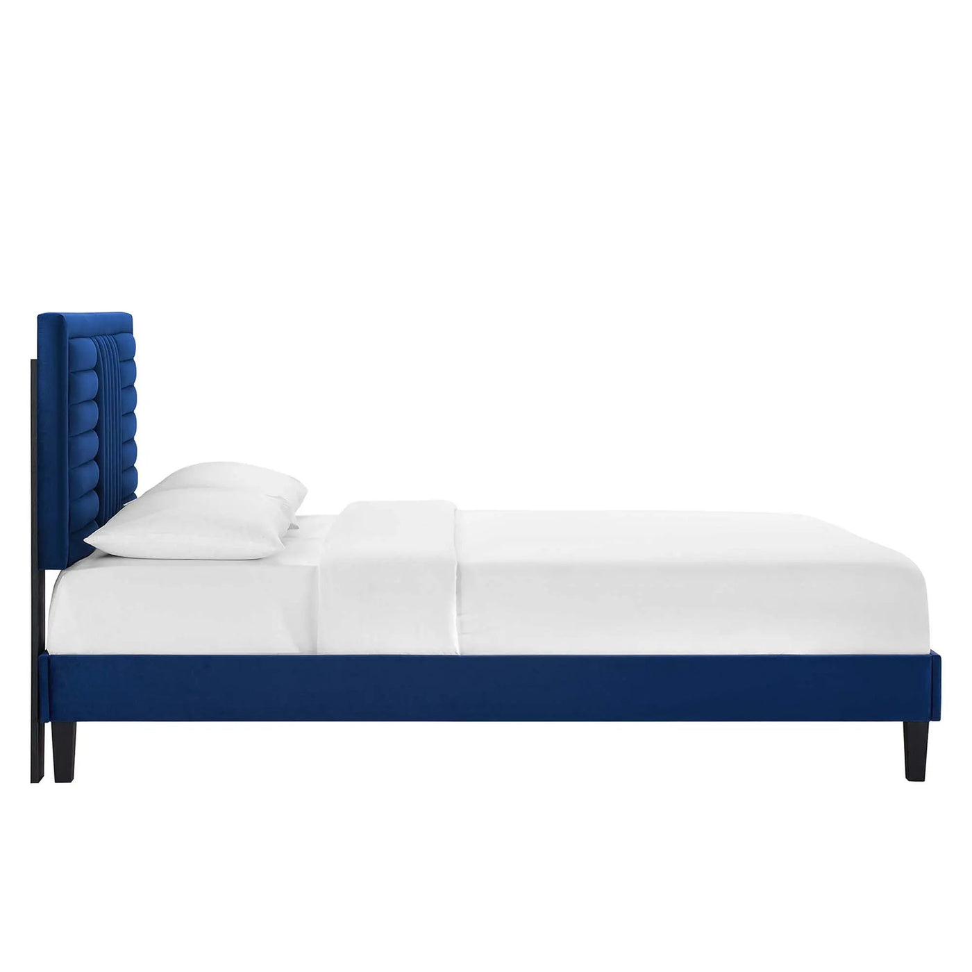 Sofia Channel Tufted Performance Velvet Full Platform Bed by Modway by HouseOfZazla