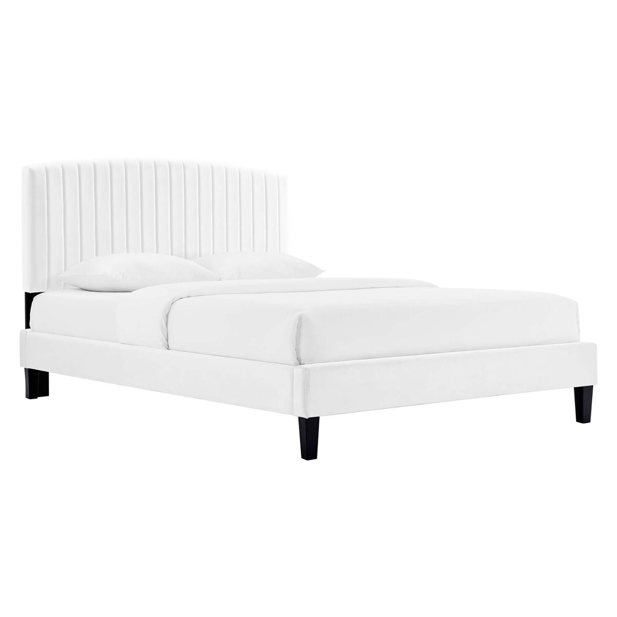 Alessi Performance Velvet Platform Bed by Modway, photo 10 of 28